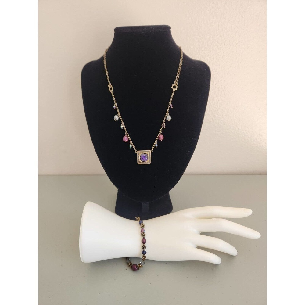 NWT Swarovski Crystallized 5377463 Layered Necklace/Bracelet